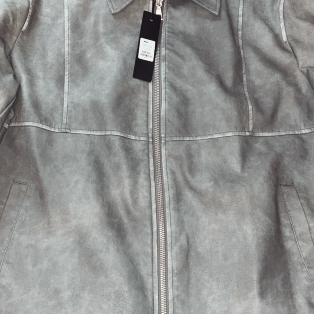Fashion Nova Gray Bomber Jacket